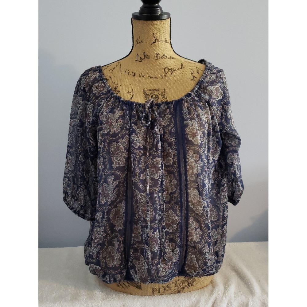 Massimo Supply Co Womans Blouse Size Large
